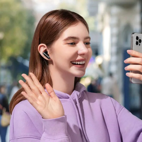 TWS Bluetooth слушалка, шумопотискане, сензорно управление - Anker SoundCore P40i (A3955G21) - бяла