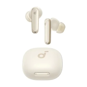 TWS Bluetooth слушалка, шумопотискане, сензорно управление - Anker SoundCore P40i (A3955G21) - бяла