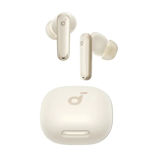 TWS Bluetooth слушалка, шумопотискане, сензорно управление - Anker SoundCore P40i (A3955G21) - бяла