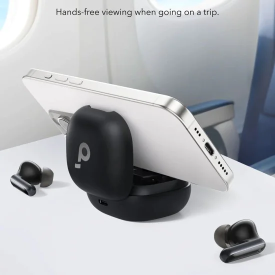 TWS Bluetooth слушалка, шумопотискане, сензорно управление - Anker SoundCore P40i (A3955G31) - син