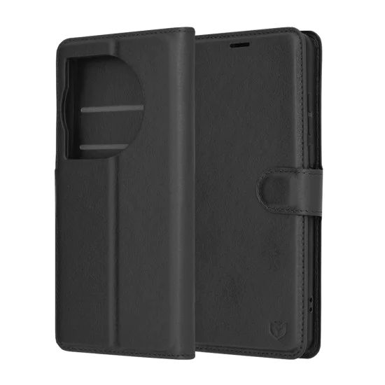 Калъф за OnePlus 12 - Кожено Протектор - Черен