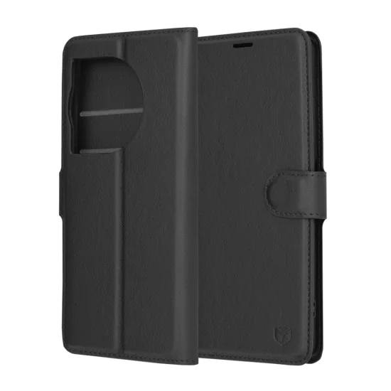Калъф за OnePlus 12R - Кожено Протектор - Черен