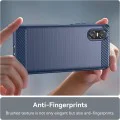 Калъф за Sony Xperia 10 VI - Carbon Silicone - Черен