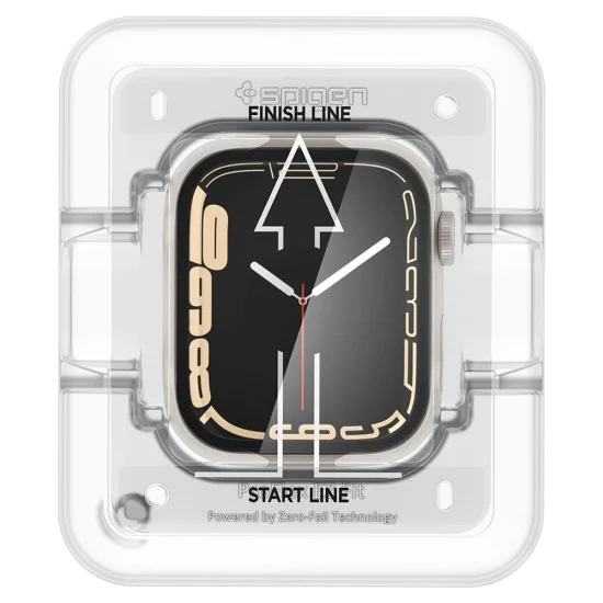 Протектор за Apple Watch 7/8 45mm (комплект 2) - Spigen ProFlex EZ Fit - черен