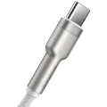 USB към Type-C кабел за данни, 66 W, 1 m - Baseus Cafule Series Metal (CAKF000102) - Бял
