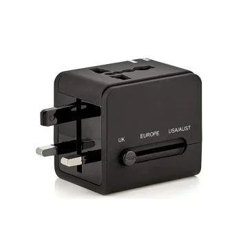 Адаптер за PD20W, QC, USB, Type-C, EU, UK, AUS, US - (HHT148) - черен