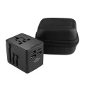 3 x USB, Type-C, EU, UK, AUS, US - (HHT904) - черен