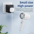 Захранващ адаптер PD15W, 3 x USB, Type-C, EU, UK, AUS, US - (HHT904) - Черен