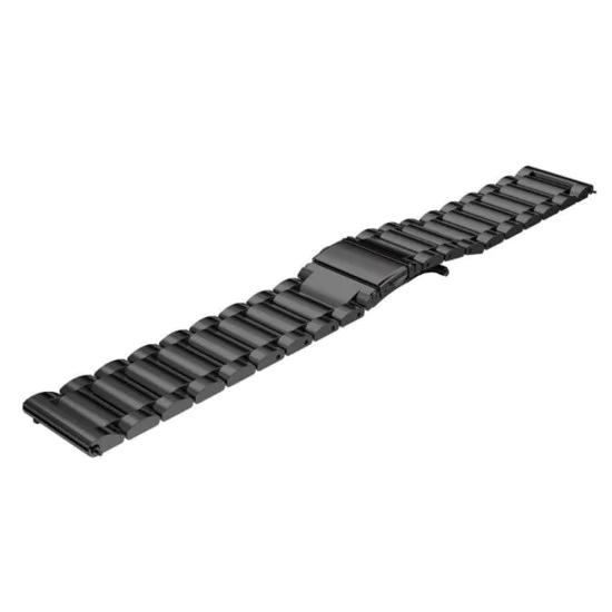 Каишка за Huawei Watch GT 4 (41 мм)/W1/Honor Watch S1/Garmin Venu 2S/Vivoactive 4S - Каишка за часовник 18 мм (W010) - Черен