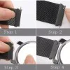 Каишка за Huawei Watch GT 4 (41 мм)/W1/Honor Watch S1/Garmin Venu 2S/Vivoactive 4S - Каишка за часовник 18 мм (W009) - Сребрист