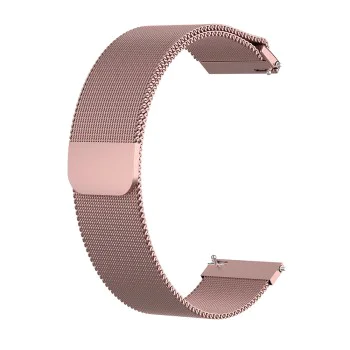 Каишка за Huawei Watch GT 4 (41 мм)/W1/Honor Watch S1/Garmin Venu 2S/Vivoactive 4S - Каишка за часовник 18 мм (W009) - Розов