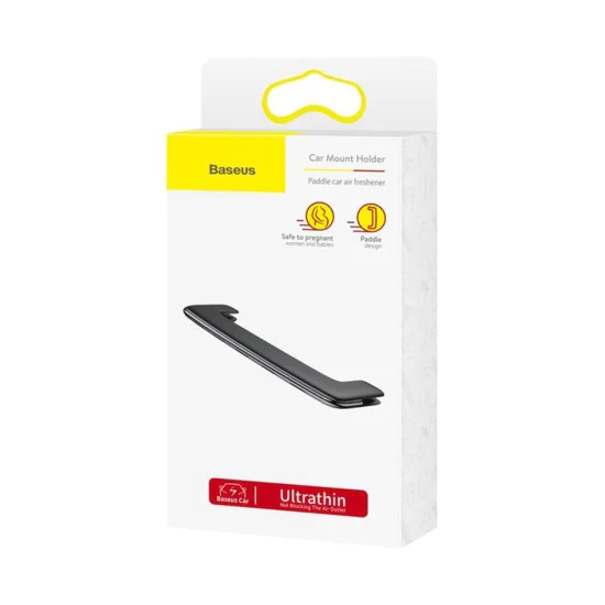 Ароматизатор за кола - Baseus Paddle Ultrathin (SUXUN-BP01) - черен
