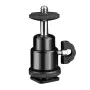 Techsuit - Swivel Junnx (BH-2) - за GoPro Action Camera, регулируем, статив, с 1/4" винт Съвместимост - черен