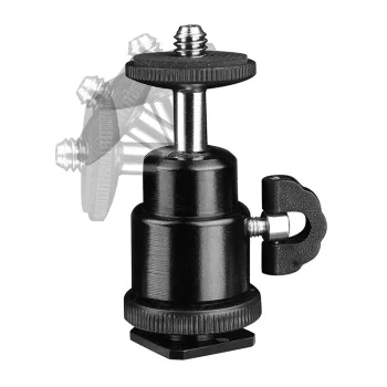 Techsuit - Swivel Junnx (BH-2) - за GoPro Action Camera, регулируем, статив, с 1/4" винт Съвместимост - черен