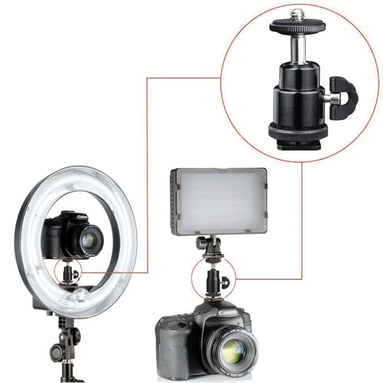 Techsuit - Swivel Junnx (BH-2) - за GoPro Action Camera, регулируем, статив, с 1/4 винт Съвместимост - черен