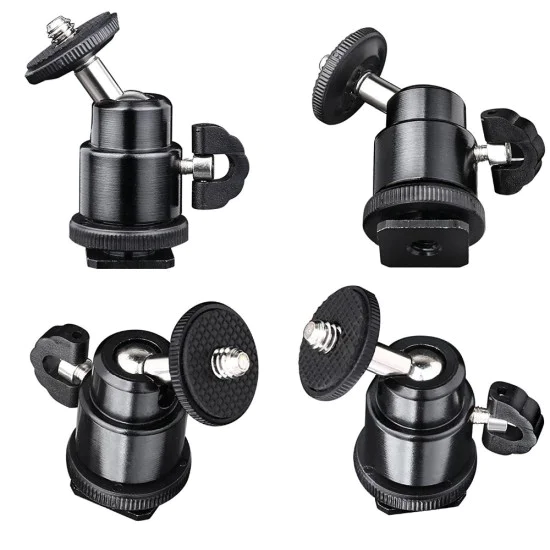 Techsuit - Swivel Junnx (BH-2) - за GoPro Action Camera, регулируем, статив, с 1/4 винт Съвместимост - черен