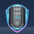 Зарядно за кола с FM модулатор, LED дисплей, 2xUSB 3.1A, MicroSD - Yesido (Y44) - черно