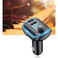 Зарядно за кола с FM модулатор, LED дисплей, 2xUSB 3.1A, MicroSD - Yesido (Y44) - черно