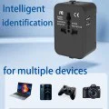 Адаптер за 2 x USB-C, EU, UK, AUS, US - (HHT202-2C) - Бял