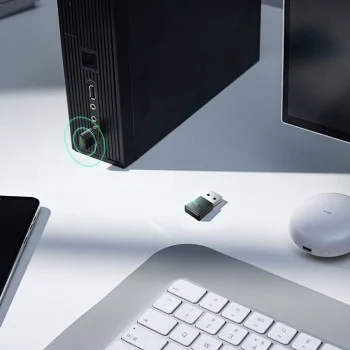 USB към Bluetooth адаптер - Baseus BA07 (ZJBA010001) - черен
