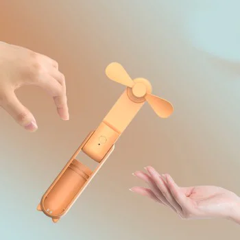 Преносим вентилатор 2000mAH, USB - (HZ001) - черен