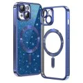 Калъф за iPhone 13 - Luxury Glitter MagSafe - Deep Blue