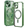 Калъф за iPhone 13 - Luxury Glitter MagSafe - Deep Green