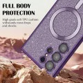 Калъф за iPhone 13 Pro Max - Luxury Glitter MagSafe - Светло лилав