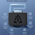 15W захранващ адаптер, 2xUSB-C, 2xUSB, EU, UK, AUS, US - (HHt204A) - Бял