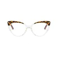 Очила за компютър - Reflex TR90 (F93308) - Clear / Leopard
