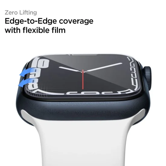 Протектор за Apple Watch 4 / 5 / 6 / SE / SE 2 / 7 / 8 / 9 (44mm / 45mm) (комплект 3) - Spigen Neo Flex - Clear