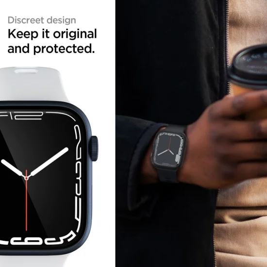 Протектор за Apple Watch 4 / 5 / 6 / SE / SE 2 / 7 / 8 / 9 (44mm / 45mm) (комплект 3) - Spigen Neo Flex - Clear