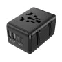 Захранващ адаптер за 15W, 2xUSB-C, 2xUSB, EU, UK, AUS, US - (HHt204A) - Черен