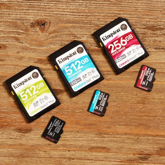 Карта с памет, 64GB - Kingston Canvas Select Plus (SDCS2/64GBSP) - Черен