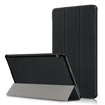 Калъф за Huawei Mediapad T5 10.1 2018 W09/W19/L03/L09 - FoldPro - Черен