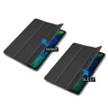 Калъф за Apple iPad Pro 12.9 (2018 / 2020 / 2021 / 2022) - FoldPro - Черен