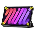 Калъф за iPad mini 6 (2021) / iPad mini 7 (2024) - FoldPro - Черен