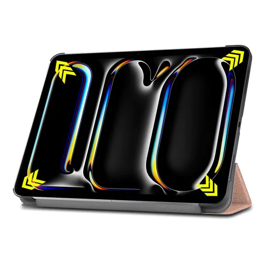 Калъф за iPad Pro 13 (2024) - FoldPro - Розово злато