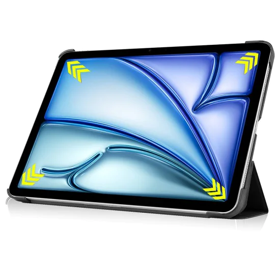Калъф за iPad Air 13 (2024) - FoldPro - черен