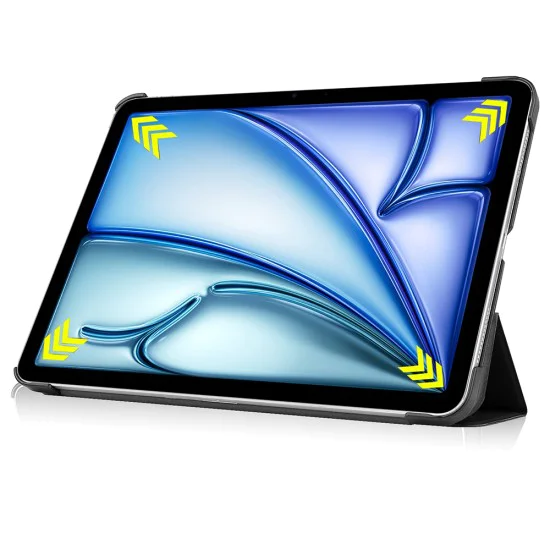 Калъф за iPad Air 11 (2024) - FoldPro - черен