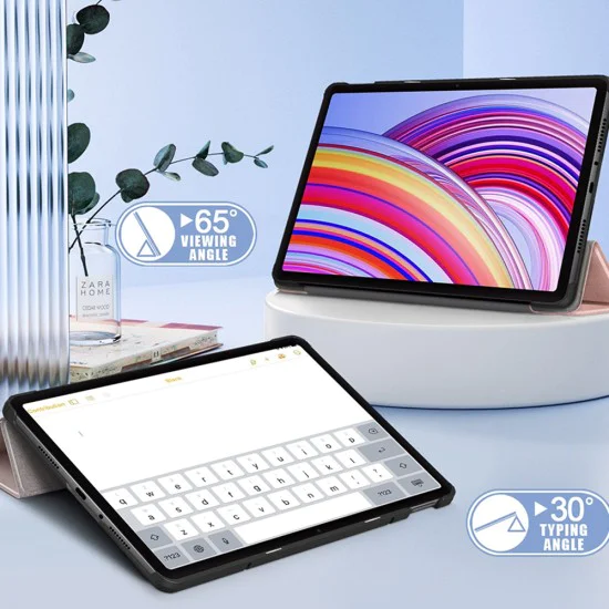 Калъф за Xiaomi Redmi Pad Pro / Poco Pad - FoldPro - Rose Gold