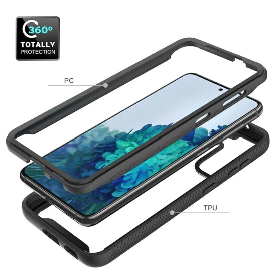 Калъф за Samsung Galaxy S22 - Defense360 Pro + протектор за екран - Techsuit - Черен