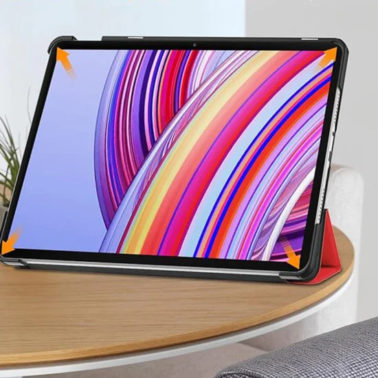Калъф за Xiaomi Redmi Pad Pro / Poco Pad - FoldPro - Червен