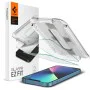 Протектор за iPhone 13 / iPhone 13 Pro / iPhone 14 (комплект 2) - Spigen Glas.tR EZ FIT - Прозрачен