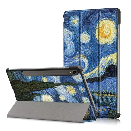 Калъф за Samsung Galaxy Tab S9 / S9 FE / S10 FE - FoldPro - Starry Night