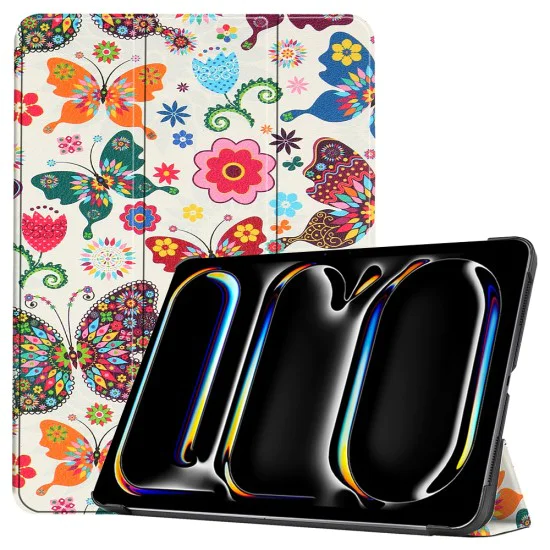 Калъф за iPad Pro 13 (2024) - FoldPro - Пеперуда