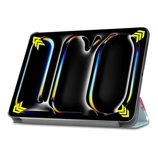 Калъф за iPad Pro 11 (2024) - FoldPro - Еднорог
