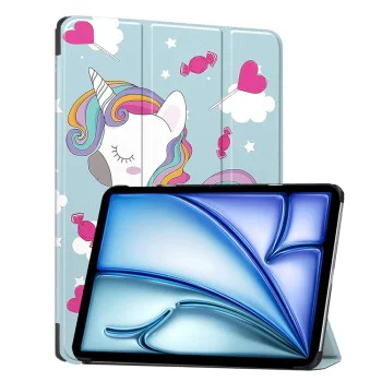 Калъф за iPad Air 13 (2024) - FoldPro - Еднорог