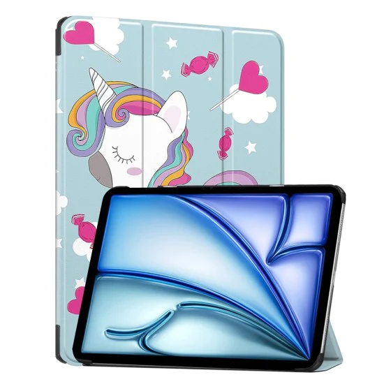 Калъф за iPad Air 13 (2024) - FoldPro - Еднорог