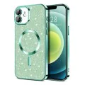Калъф за IPhone 12 - Луксозен блясък MagSafe - Светло зелен